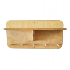 24” Gym Accessory Corbel Shelf - With Dowels