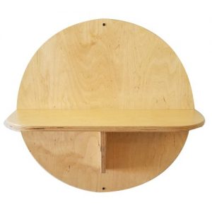 24” Round Gym Accessory Shelf - DIY Attachments